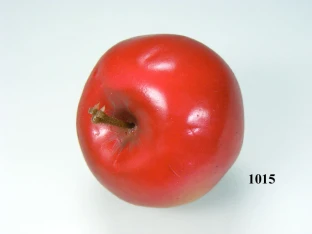 Weihnachtsapfel hellrot Lebensmittelattrappe