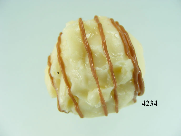 Produkt - Praline weiß verziert (VPE=3 Stück)
