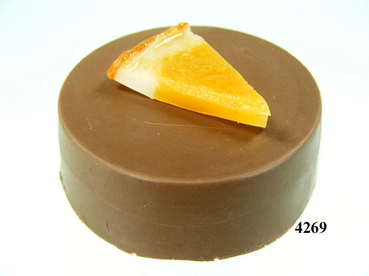 Produkt - Schoko-Taler hell Orange (VPE=3 Stück)