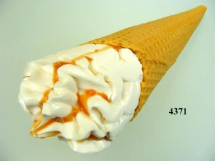 Softeis-Tüte Caramel