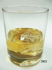 Whisky on the rocks (echtes Glas)
