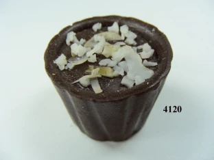 Pralinenbecher m. Kokosraspel (VPE=3 Stück)
