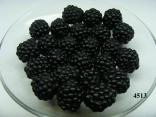 Brombeere schwarz, groß (24 St.) Lebensmittelattrappe