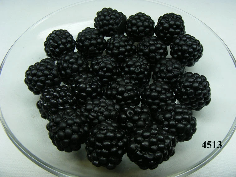 Produkt - Brombeere schwarz, groß (24 St.) Lebensmittelattrappe