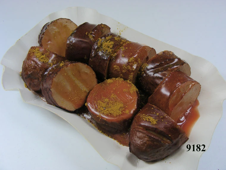 Produkt - Currywurst rot geschnitten wie Abb.