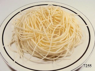 Spaghetti einzeln (100 gr.) wie in der Abbildung ohne Teller