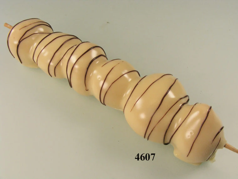 Produkt - Fruchtspieß Milchschokolade Erdbeere mit Verzierung Lebensmittelattrappe