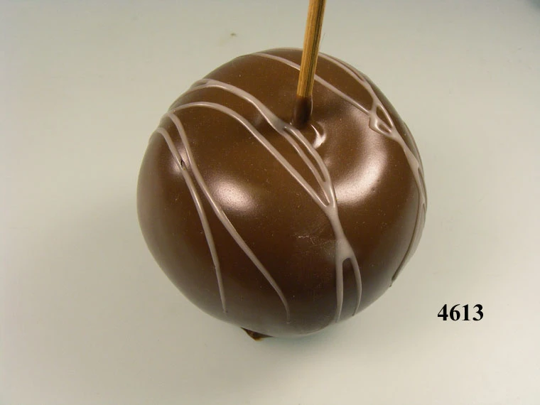 Produkt - Schokoapfel Vollmilchschokolade mit Verzierung Lebensmittelattrappe