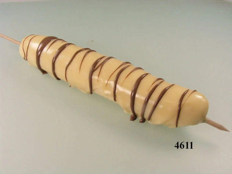 Produkt - Bananenspieß Milchschokolade verziert