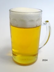 Bierkrug 0,5 Ltr (echtes Glas)