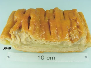 Apfelstrudel Lebensmittelattrappe aus Plastik