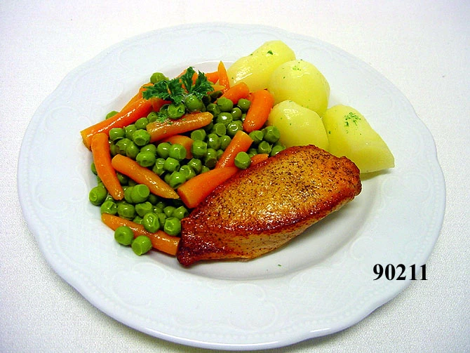 Produkt - Hähnchenbrust/ Gemüse/ Kartoffeln (zusammenhängende Einheit)