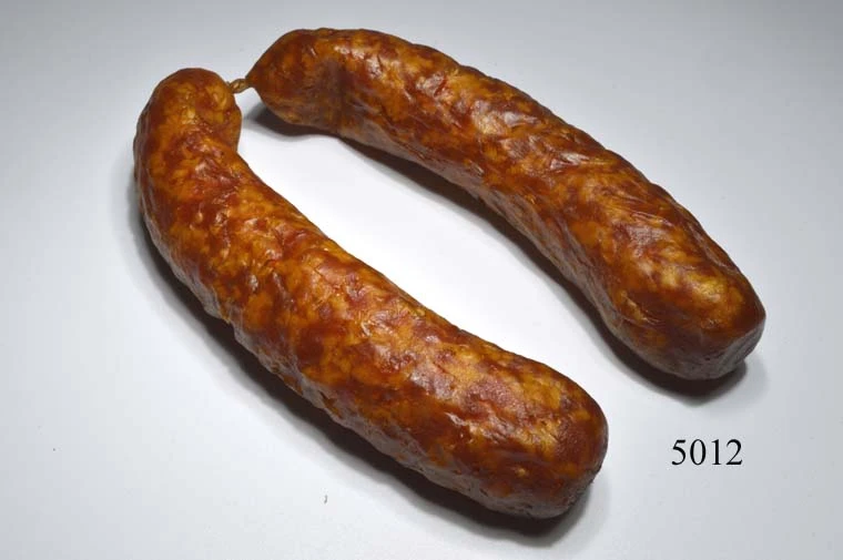 Produkt - Schinkenmettwurst als Paar Lebensmittelattrappe