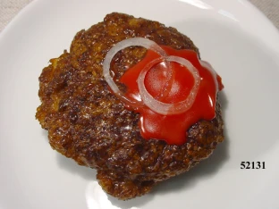 Hacksteak m. Ketchup