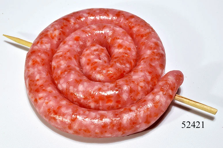 Produkt - Wurstschnecke roh Lebensmittelattrappe