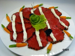kulinarische Kreation (Carpaccio)