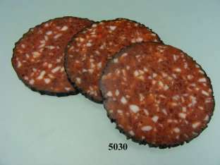 Lebensmittelattrappen Paprika-Salami-Scheiben (3 Stück)