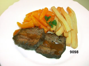 Filetstück garniert (zusammenhängende Einheit)