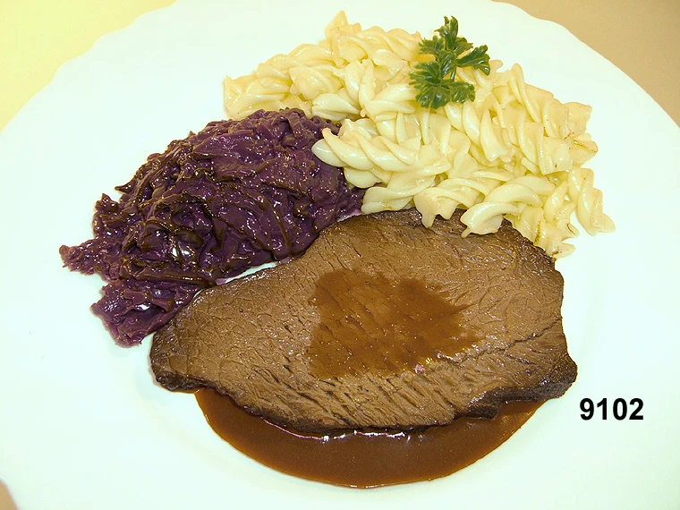 Produkt - Rinderbraten mit Nudeln (zusammenhängende Einheit)