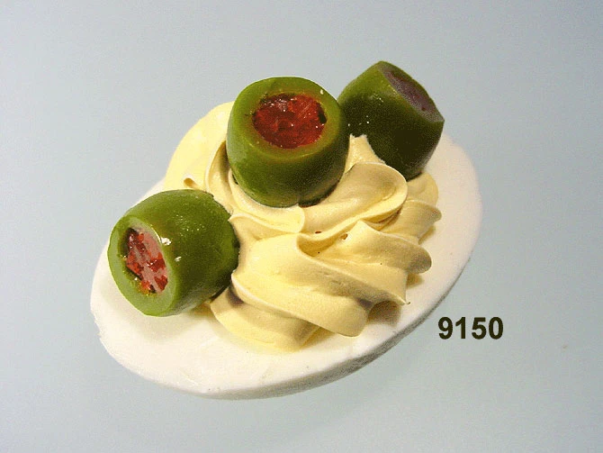 Produkt - Ei mit Olive grün