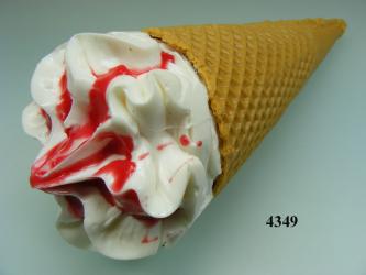 Softeis-Tüte Erdbeere 