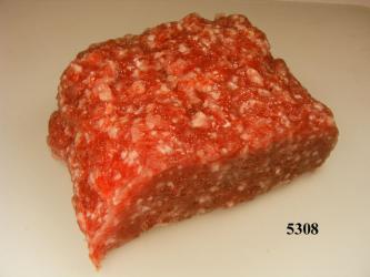 Hackbraten roh Lebensmittelattrappe 