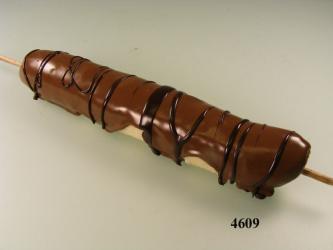 Bananenspieß Vollmilch verziert 