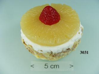 Ananas-Dessert Lebensmittel Nachbildung 