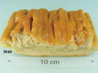 Apfelstrudel Lebensmittelattrappe aus Plastik 