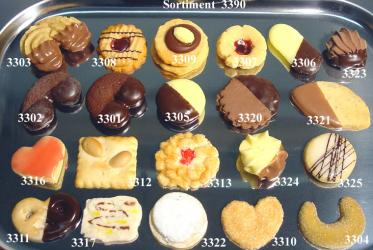 Gebäck-Sortiment (21 Teile) 