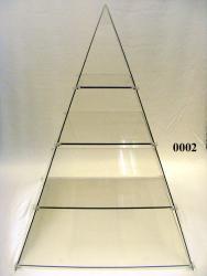 Ernährungspyramide m. 4 Seitelteilen leer 