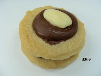 Nougat-Mandel-Plätzchen 