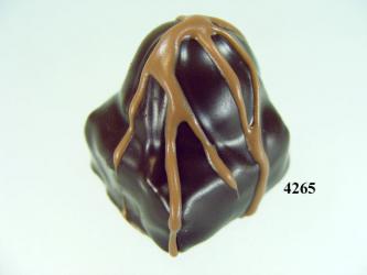 Praline dunkel verziert (VPE=3 Stück) 