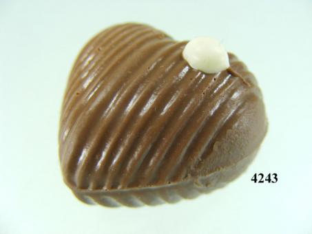 Praline Herz hell (VPE=3 Stück) 