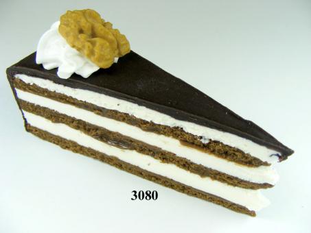 a piece of chocolate fancy cake 