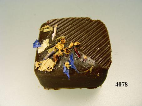 Praline "Alpenkräuter" Bitterschokolade (VPE=3 Stück) 