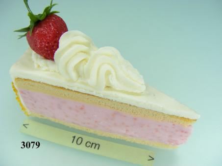a piece of strawberry cake 