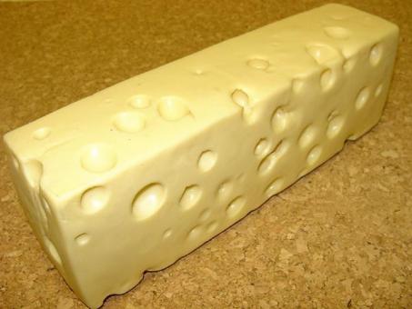 a piece of cheese Illertaler Emmentaler 