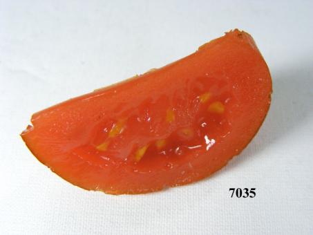 a piece of tomato 1/8 