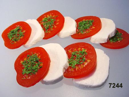 Mozzarella mit Tomaten 
