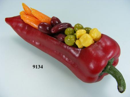 Paprika rot mit Gemüse 