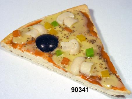 a piece of pizza Champignon-Olive 