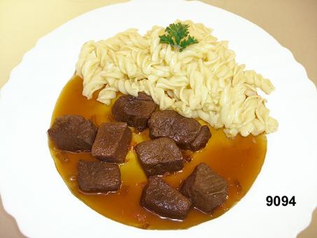 goulash  with noodles 