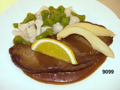 Schnitzel natur mit Blumenkohl (zusammenhängende Einheit) 