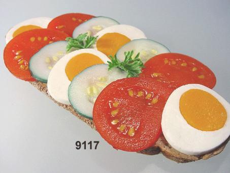decorated sandwich 