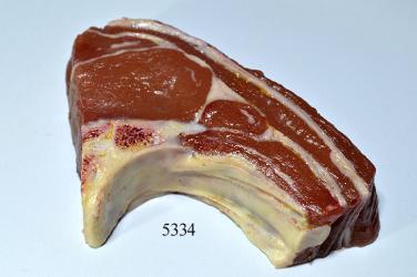 Lamm-Kotelett Lebensmittelattrappe 